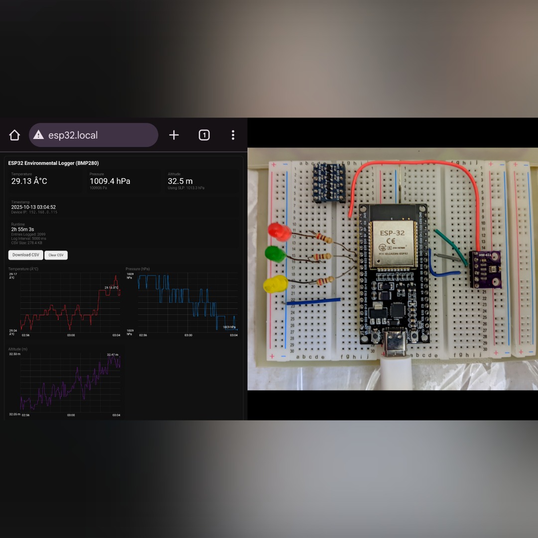ESP32 and BMP280 preview
