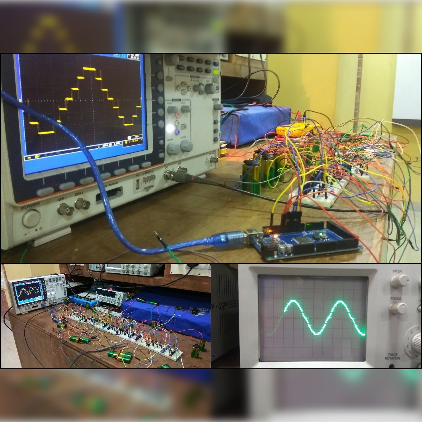 Experimental setup of MLI